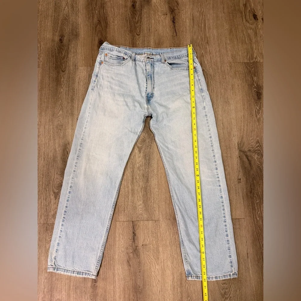 Levi's 505 Men's Light Blue Straight Jeans 38x30